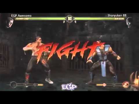 EGP Awesomo (Cage) vs Shoryuken 88 (Sub) - 1/2 Redemption II