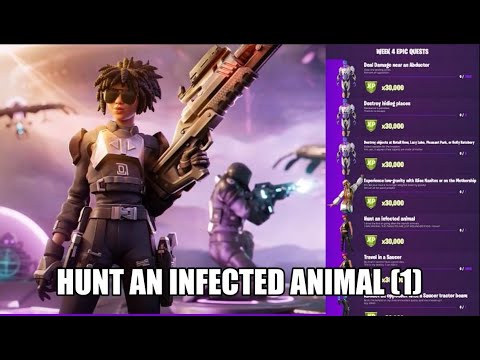 Fortnite Challenge - Hunt an infected animal (1) - Chapter 2 Season 7 Week 4