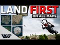 HOW TO LAND FIRST - On ALL Maps - Easy method - PUBG