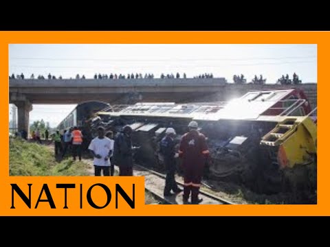 Kisumu-bound passenger train derails at Mamboleo