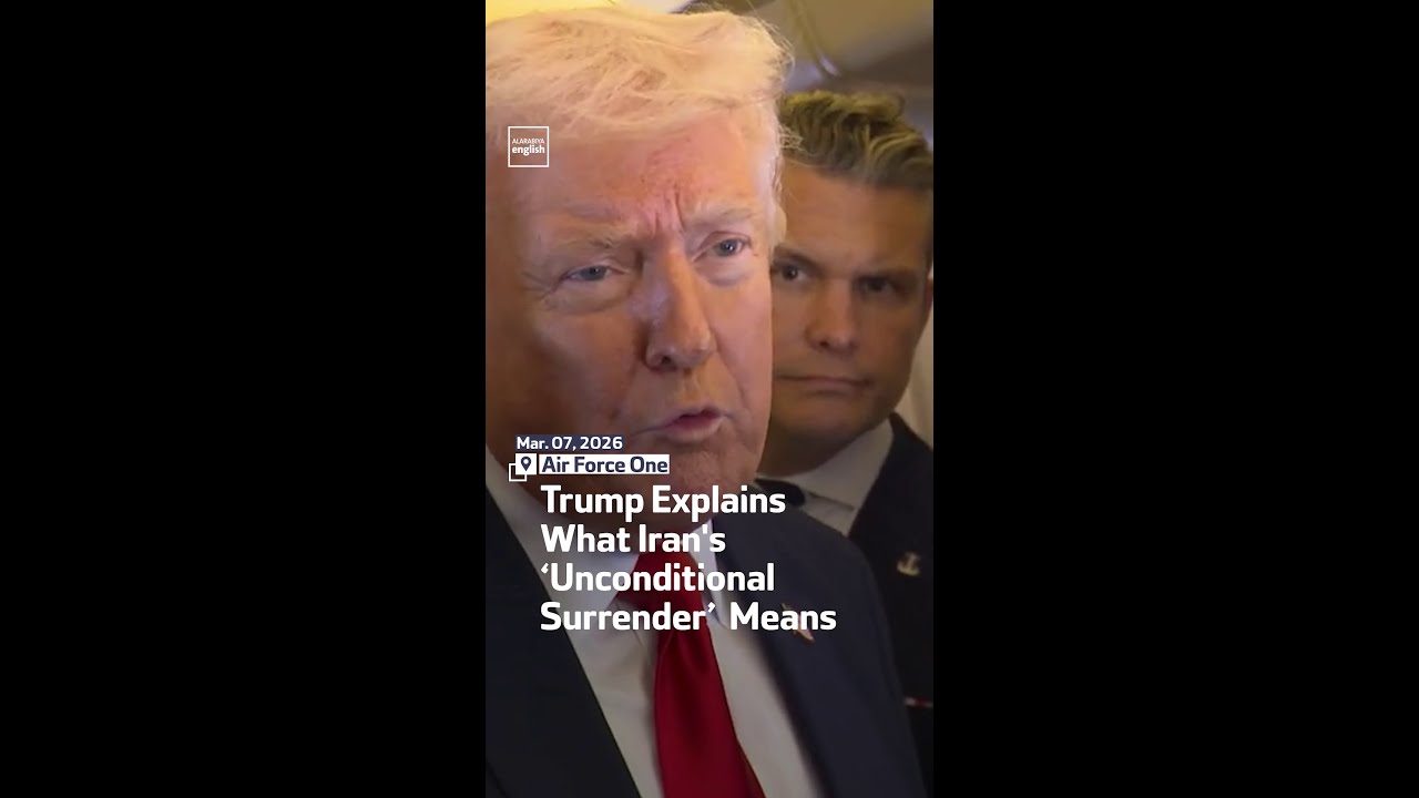 Video | Trump Explains What Iran's ‘Unconditional Surrender’ Means