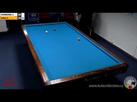 Czech  3-cushion - 12th round Fouad Sibai v Jan Dvořáček