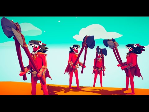 5 Weaponsmans vs Units! (TABS Mod)