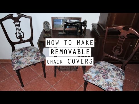 DIY | How to Make Removable CHAIR COVERS