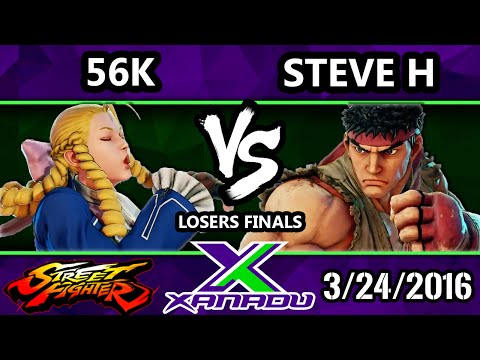 F@X 142 - 56K (Karin) Vs. Steve H (Ryu) SFV Losers Finals - Street Fight 5