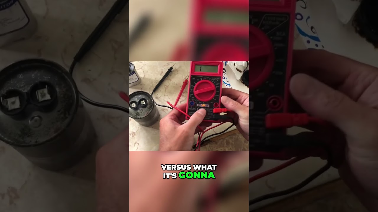 Multimeter Capacitor Test  7$ Harbor Freight