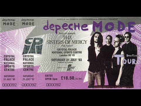 Depeche Mode - Crystal Palace National Sports Centre, London, UK - 31/07/1993 - (Audience Recording)
