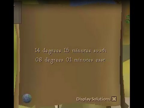 14 degrees 15 minutes south 08 degrees 01 minutes east OSRS coordinates Clue