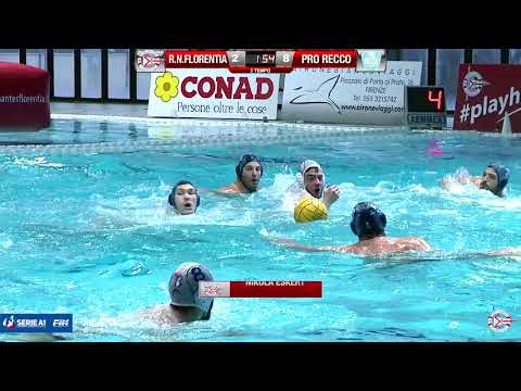 RARI NANTES FLORENTIA vs PRO RECCO - HIGHLIGHTS Serie A1 - 9' Giornata Ritorno maschile