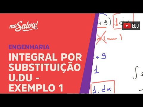 Me Salva! INT10 - Exemplo 1: Integral por substituição u.du