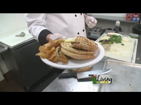 portabella mushroom panini