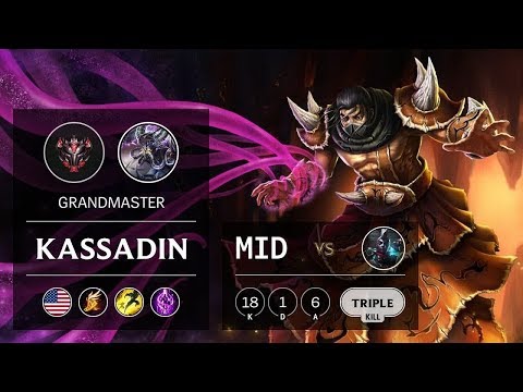 Kassadin Mid vs Ekko - NA Grandmaster Patch 9.8