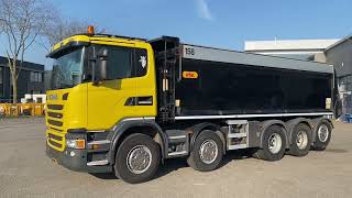 Camion-benne Scania G410 / 10X4 / RETARDER / NL TRUCK / TUV:02-07-2026 / HYVA ASPHHA | Image 4 - Autoline
