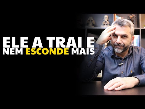Ele a trai e nem esconde mais