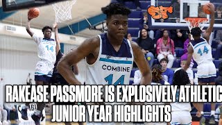 Rakease Passmore is the Most EXPLOSIVELY ATHLETIC Player in '24!! | COMBINE ACADEMY JR YR HIGHLIGHTS