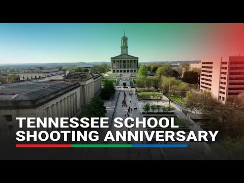 Thousands form human chain to mark one year after Tennessee school shooting