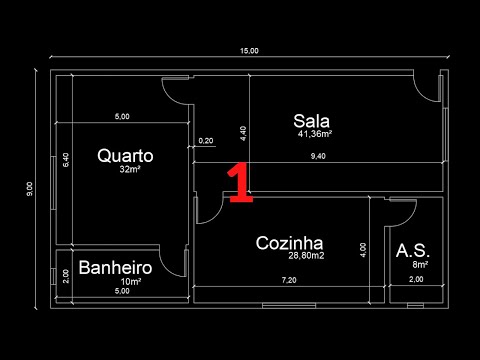 AutoCAD #01 - How to Make a Floor Plan for an Apartment - Part 1/2
