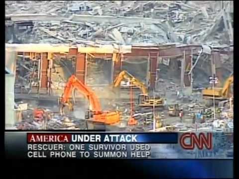 CNN 9/11 LIVE TV Coverage (9/12/01) 8:15 A.M - 8:30 A.M