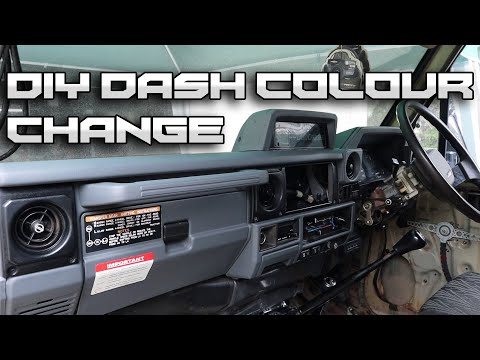 How To Change The Colour Of Your 4x4's Dash DIY - HJ75 Troopy Build (EP10)