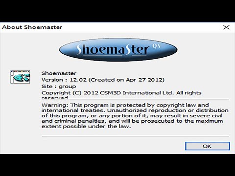 Shoemaster 12.02 2d/3d Full Option Work Windows All 32Bit & 64Bit