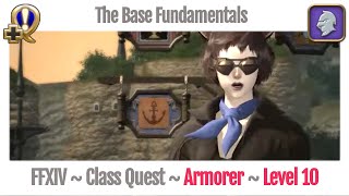 FFXIV Armorer Class Quest Level 10 ~ A Realm Reborn ~ The Base Fundamentals