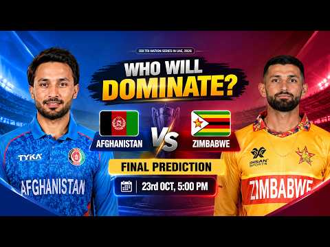 AFG vs ZIM FINAL MATCH PREDICTION 🔥 Playing XI, Pitch Report & WHO WILL WIN?