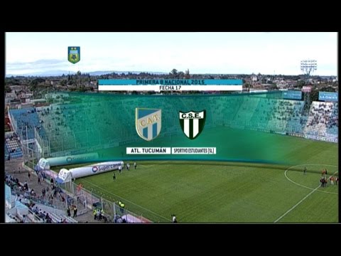 Fútbol en vivo. Atl. Tucumán - Estudiantes (S.L.). Fecha 17 Torneo de Primera B Nacional. FPT.