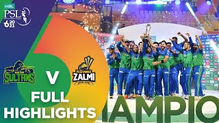 Full Highlights  Multan Sultans vs Peshawar Zalmi 