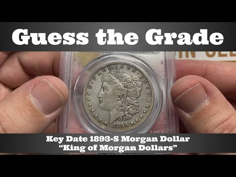 1893-S Morgan Dollar Guess the Grade - Closer Look at Better Grade Key Date Coin - "King of Morgans"