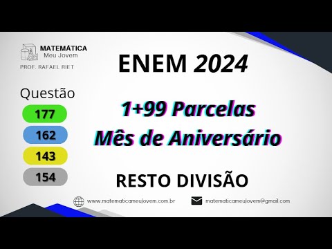 ENEM 2024 | Questão 177 | Resto Divisão | Uma imobiliária iniciou uma campanha de divulgação para pr