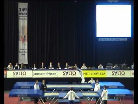 Athlos  trampoline  World championship  2005  Eindhoven   KOUTAVAS Apostolos , GRE
