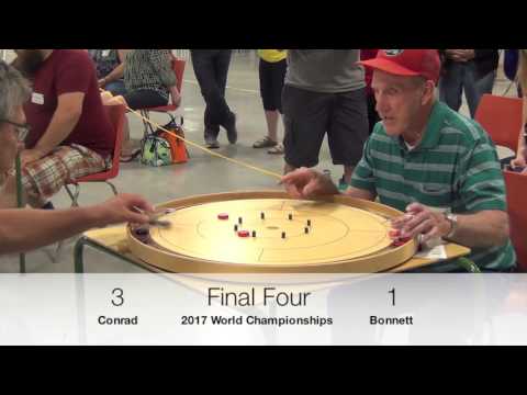 Crokinole 2017 World Championship Top 4 - Conrad v Bonnett