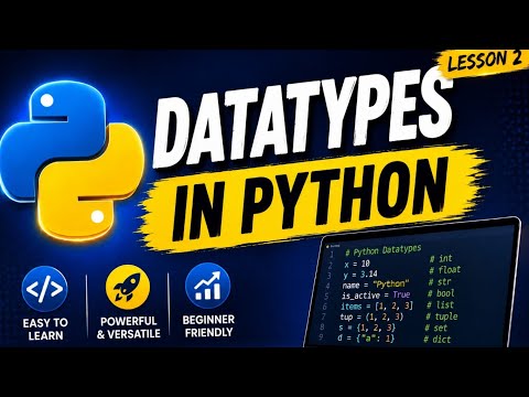 Python Data Types Explained In Telugu Python Tutorial For Beginners Episode 2