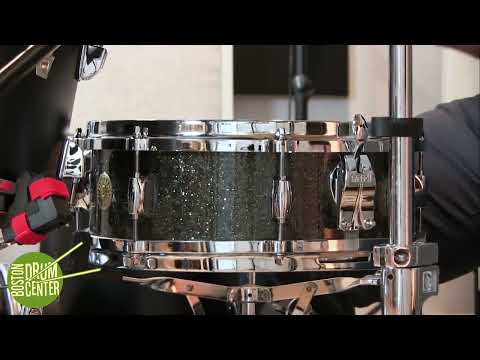 Gretsch USA Custom 5" x 14" 8-Lug Snare Drum w/ VIDEO! Twilight Glass Nitron & G5471 Mini Lugs image 7
