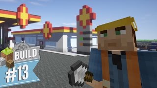 Minecraft | Modded Let's Build #13 | Petrol Station Timelapse (Part 2)