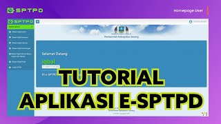 Cara Pengunaan Aplikasi E-SPTPD Kabupaten Serang