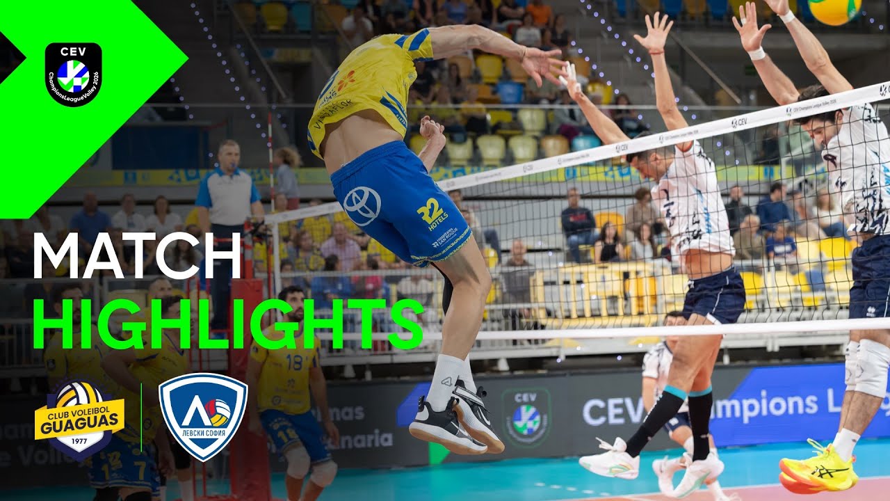 Highlights | Guaguas LAS PALMAS vs. Levski SOFIA | CEV Champions League Volley 2026