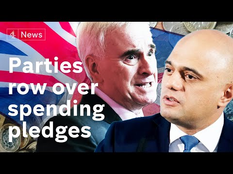 Labour and Conservatives argue over spending pledges