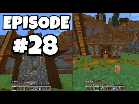 Dumbcraft: Episode #28 - Upgrading TOWN YUCK!! (Minecraft Build)