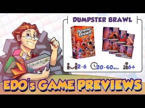Edo's Dumpster Brawl! Card Game Review