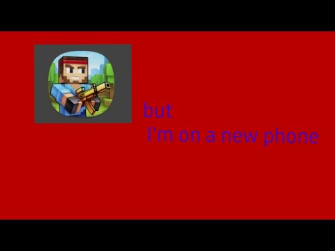 playing pixel gun on a new phone be like