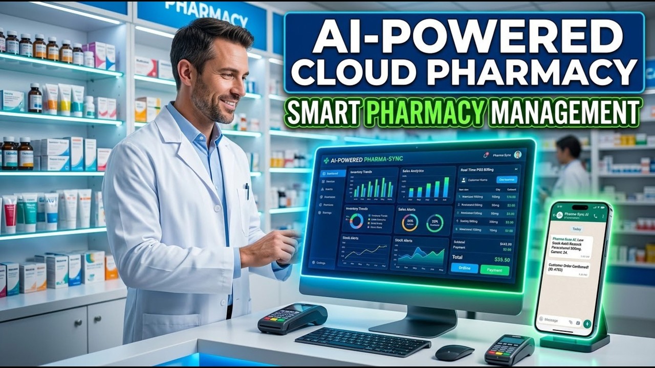 AI-Powered Cloud Pharmacy System | Smart Pharmacy Management with POS, AI Inventory
