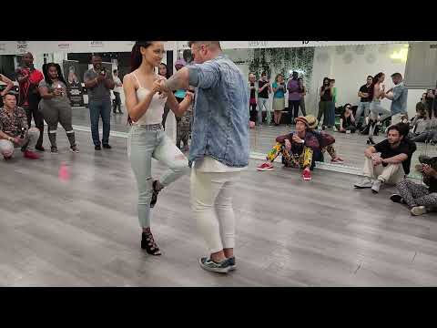 Kizomba - Urban Kiz workshop: Manuel Cassotti & Janette  @NY  Kiz - Tití