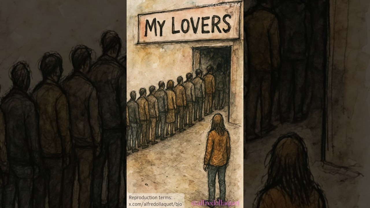 Flarnept Crumb 74 (art ver.): The Lover #aphorism #philosophy #love #romance #art #aiart