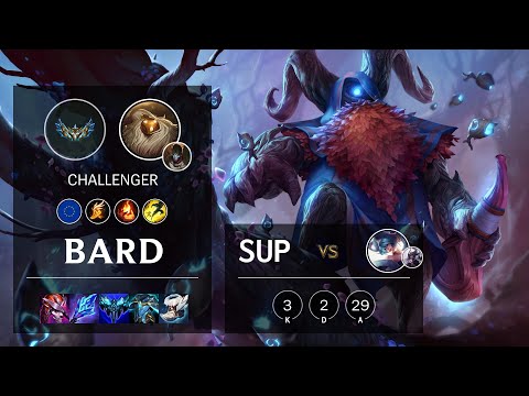 Bard Support vs Sona - EUW Challenger Patch 12.2