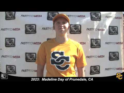 2023 Madeline Day Catcher and First Base Softball Skills Video - Ca Suncats