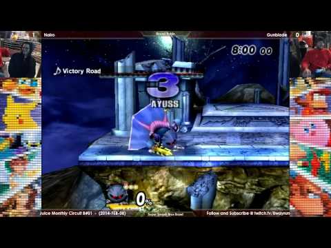 Juice B#01   SSBB RR   Nairo VS Gunblade