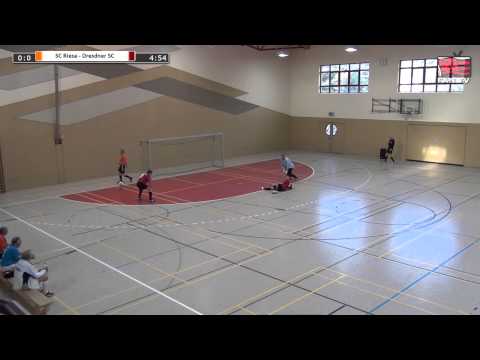 Ü60-Hallenstadtmeisterschaft Dresden - 11. Spiel: SC Riesa - Dresdner SC 1898