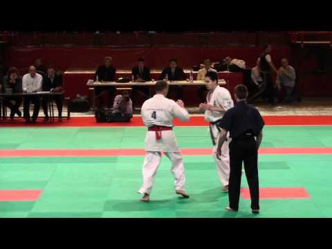 2011 European Kyokushin Karate Championship in Paris, March 26 25th fight of the day