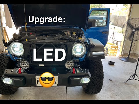 Jeep Gladiator LED Upgrade: DV8 Headlights and Morimoto XB Led Turn Signals and Side Markers